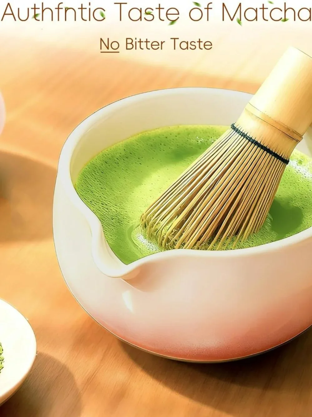 NEW 6 PCS Ceramic Matcha Set Includes Bowl & Holder, Bamboo Whisk (Chasen)
